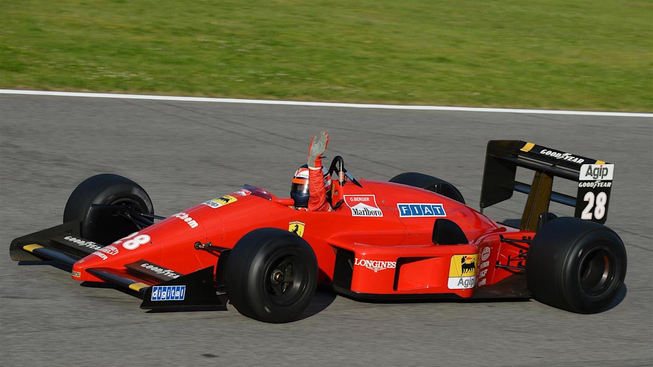 Gerhard Berger (AUT) Ferrari 88C. Formula One World Championship, Rd8, Austrian Grand Prix, Qualifying, Spielberg, Austria, Saturday, 21 June 2014