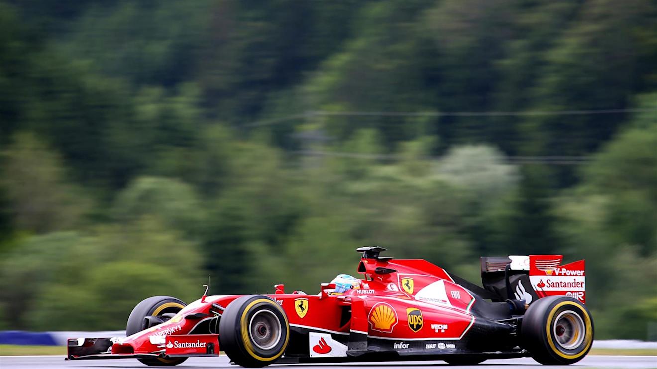 Fernando Alonso (ESP) Ferrari F14 T. Formula One World Championship, Rd8, Austrian Grand Prix, Practice, Spielberg, Austria, Friday, 20 June 2014