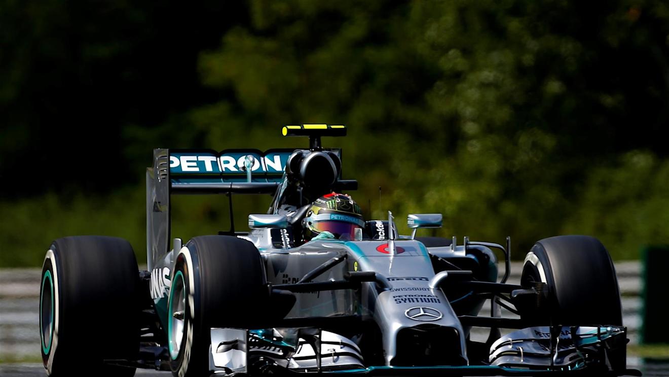 Nico Rosberg (GER) Mercedes AMG F1 W05. Formula One World Championship, Rd11, Hungarian Grand Prix, Qualifying, Hungaroring, Hungary. Saturday, 26 July 2014 © Sutton Images. No reproduction without permission