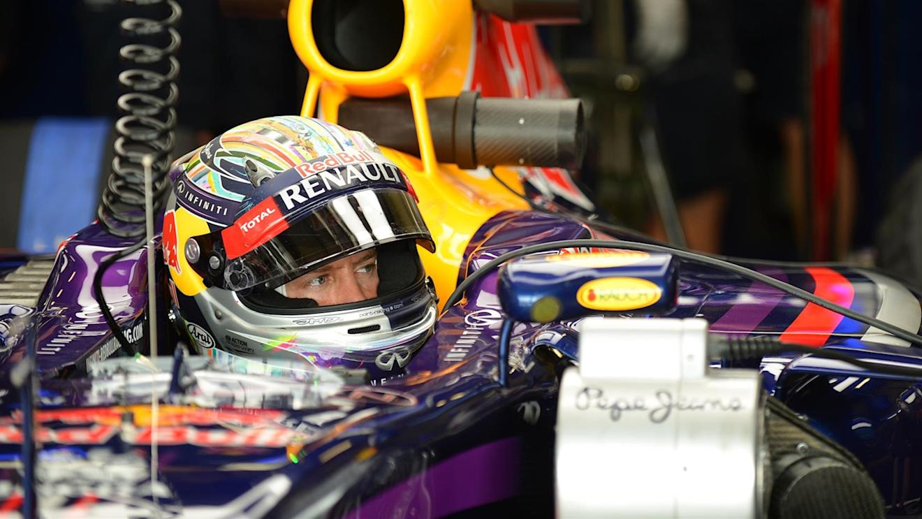 Sebastian Vettel (GER) Red Bull Racing. Formula One World Championship, Rd9, British Grand Prix, Practice, Silverstone, England, Friday, 4 July 2014 © Sutton Images. No reproduction without permission