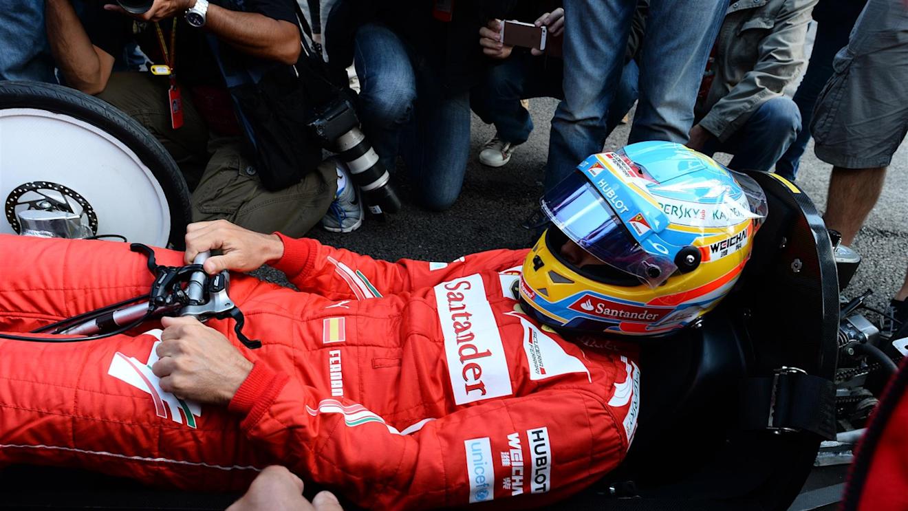 Fernando Alonso (ESP) Ferrari at a Shell event. Formula One World Championship, Rd12, Belgian Grand Prix, Preparations, Spa-Francorchamps, Belgium, Thursday, 21 August 2014 © Sutton Images. No reproduction without permission