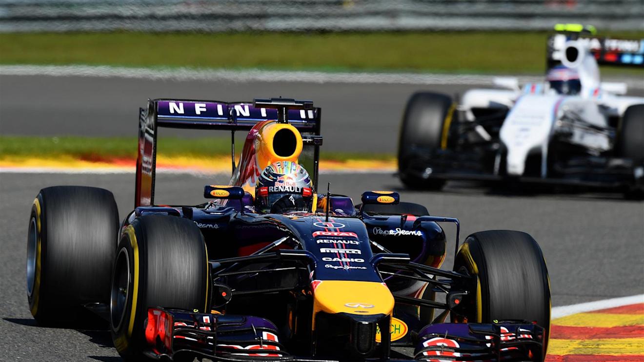 Sebastian Vettel (GER) Red Bull Racing RB10. Formula One World Championship, Rd12, Belgian Grand Prix, Race Day, Spa-Francorchamps, Belgium, Sunday, 24 August 2014 © Sutton Images. No reproduction without permission