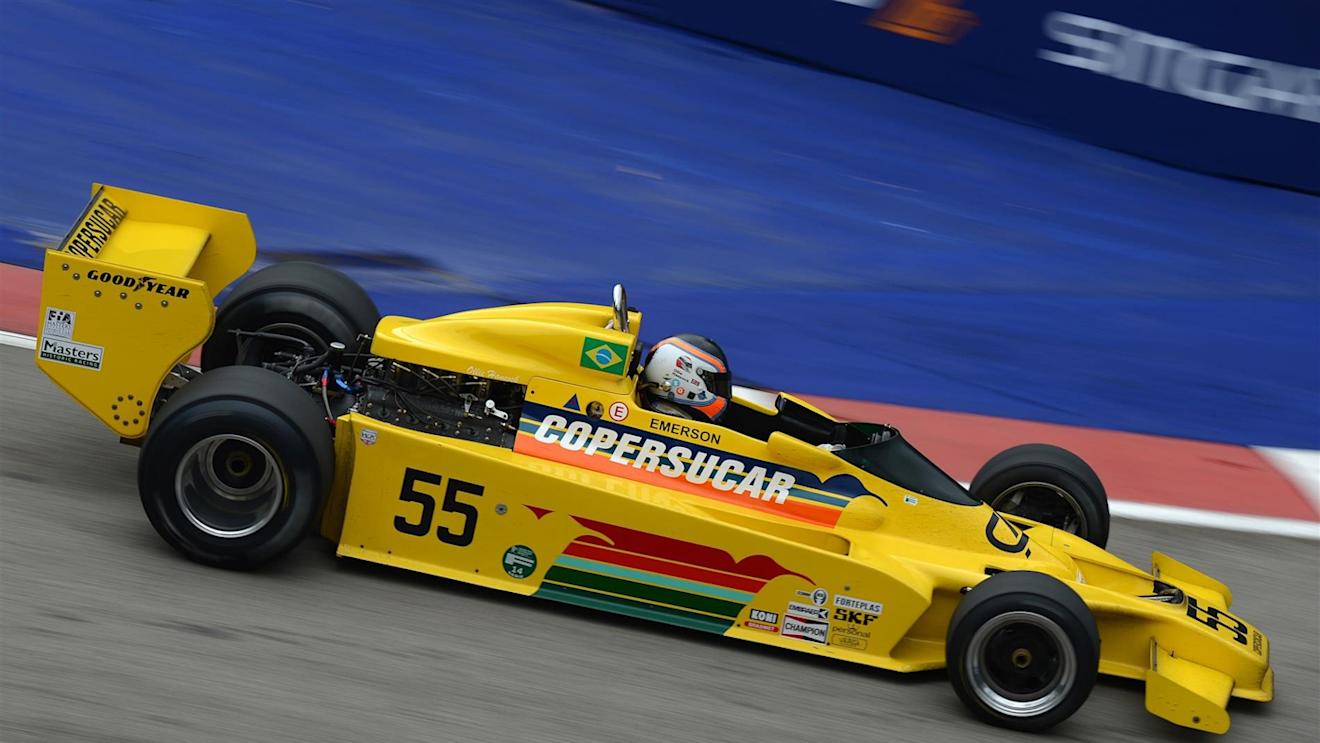 Ollie Hancock (GBR) Fittipaldi F5A. Formula One World Championship, Rd14, Singapore Grand Prix, Marina Bay Street Circuit, Singapore, Qualifying, Saturday, 20 September 2014 © Sutton Images. No reproduction without permission