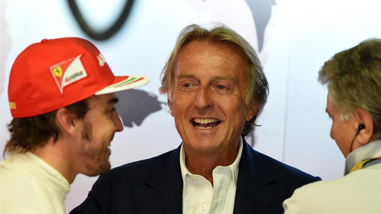 Fernando Alonso (ESP) Ferrari with Luca di Montezemolo (ITA) Ferrari President. Formula One World Championship, Rd13, Italian Grand Prix, Monza, Italy, Qualifying, Saturday, 6 September 2014 © Sutton Images. No reproduction without permission