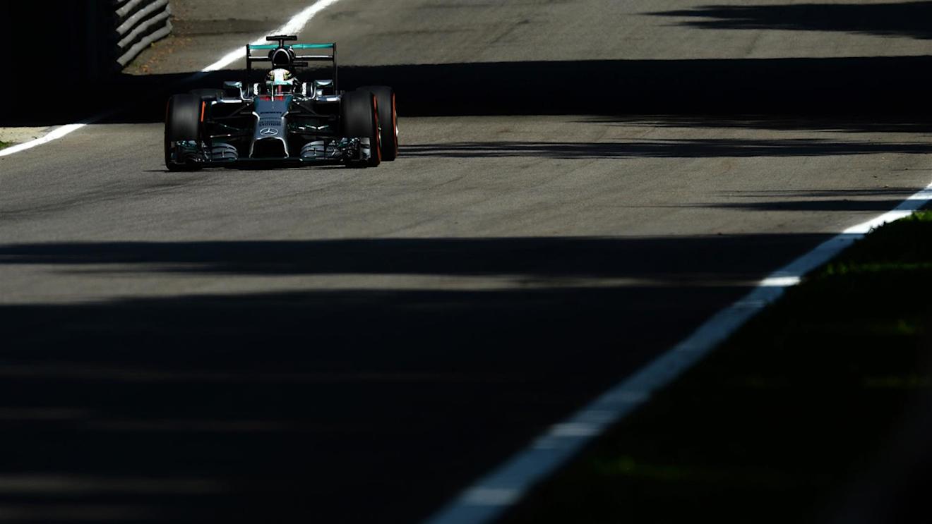 Lewis Hamilton (GBR) Mercedes AMG F1 W05. Formula One World Championship, Rd13, Italian Grand Prix, Monza, Italy, Qualifying, Saturday, 6 September 2014 © Sutton Images. No reproduction without permission
