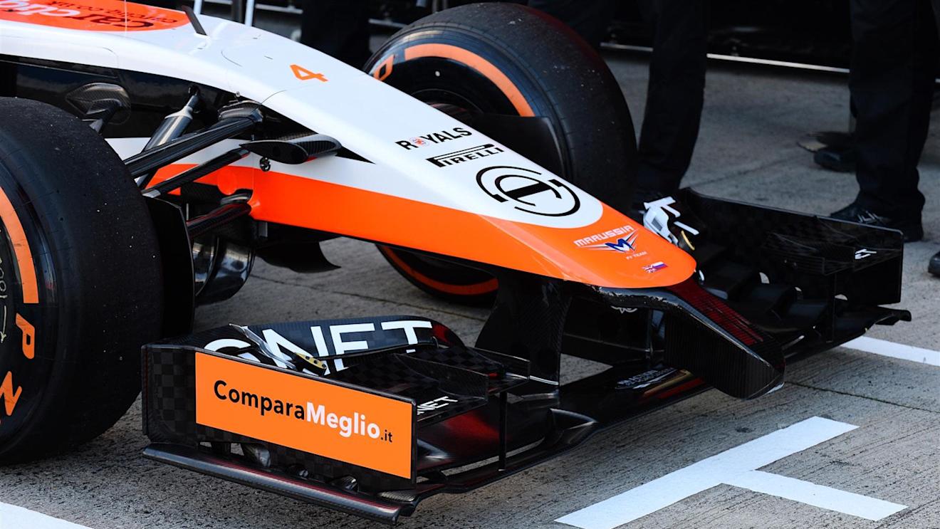 Max Chilton (GBR) Marussia F1 Team MR03 nose. Formula One Testing, Jerez, Spain, Day Three, Thursday, 30 January 2014 © Sutton Images. No reproduction without permission