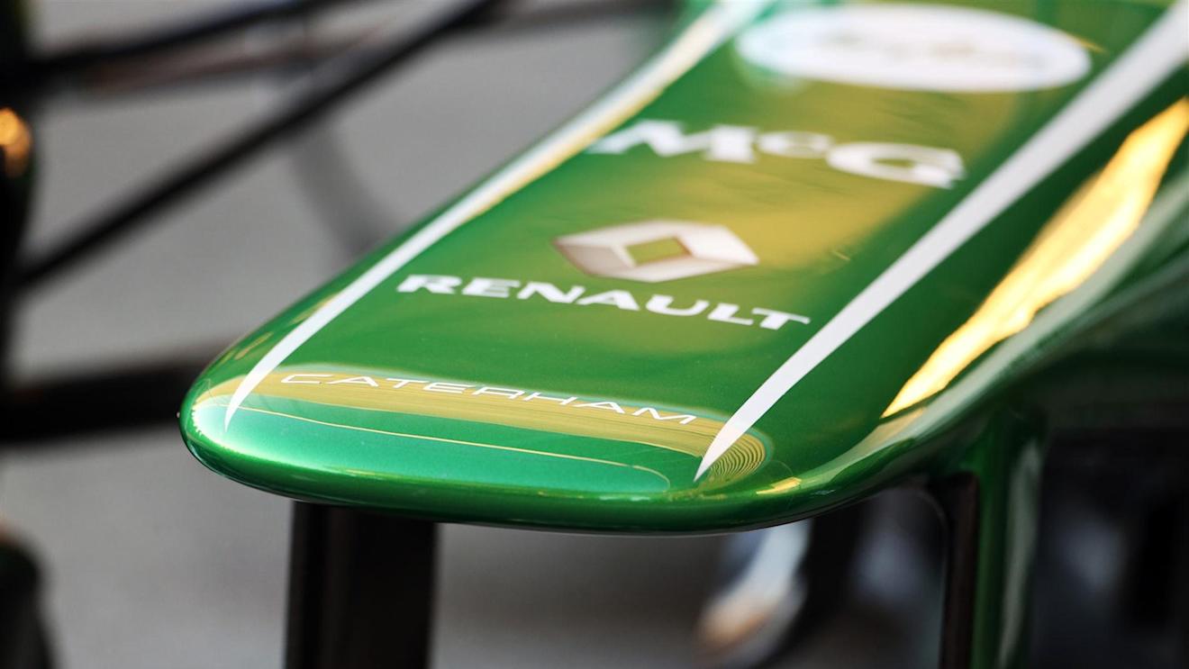 Caterham CT03 nose detail. Caterham CT03 Launch, Jerez, Spain, Tuesday, 5 February 2013. © Sutton Images