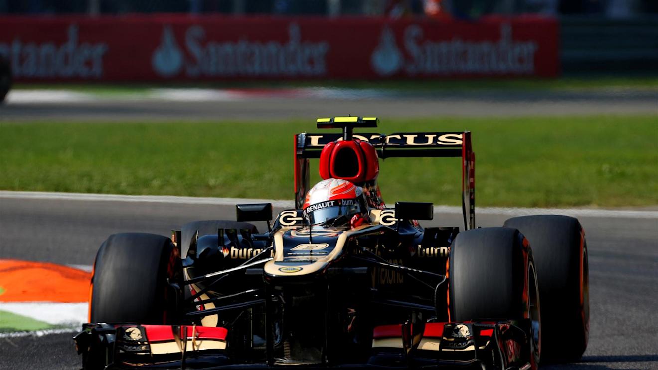 Romain Grosjean (FRA) Lotus E21. Formula One World Championship, Rd12, Italian Grand Prix, Qualifying, Monza, Italy, Saturday, 7 September 2013. © Sutton Images