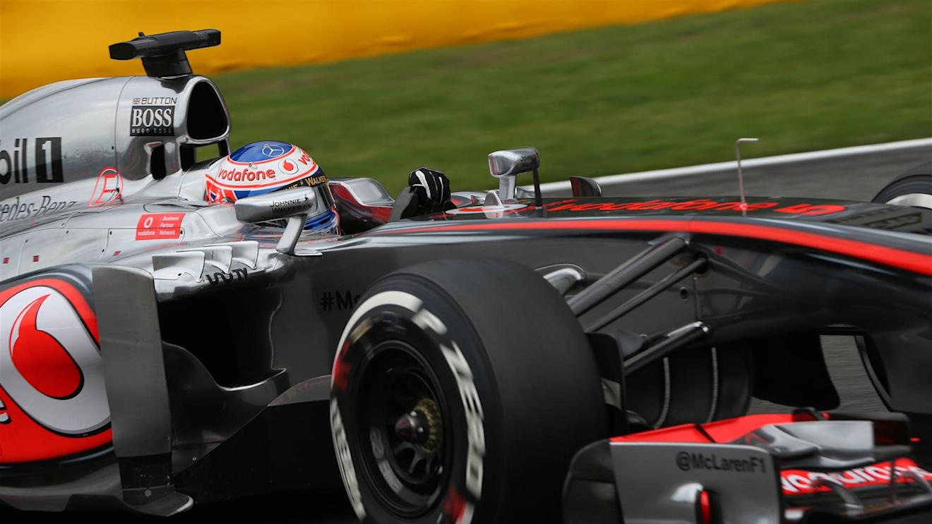 Jenson Button (GBR) McLaren MP4-28. Formula One World Championship, Rd11, Belgian Grand Prix, Qualifying, Spa-Francorchamps, Belgium, Saturday, 24 August 2013. © Sutton Images