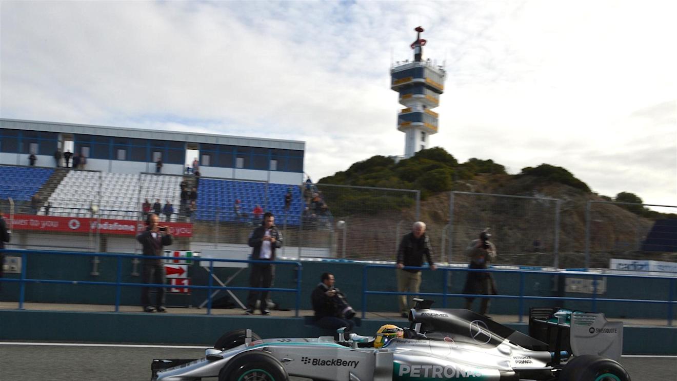 Lewis Hamilton (GBR) Mercedes AMG F1 W05. Formula One Testing, Jerez, Spain, Day One, Tuesday, 28 January 2014. © Sutton Images
