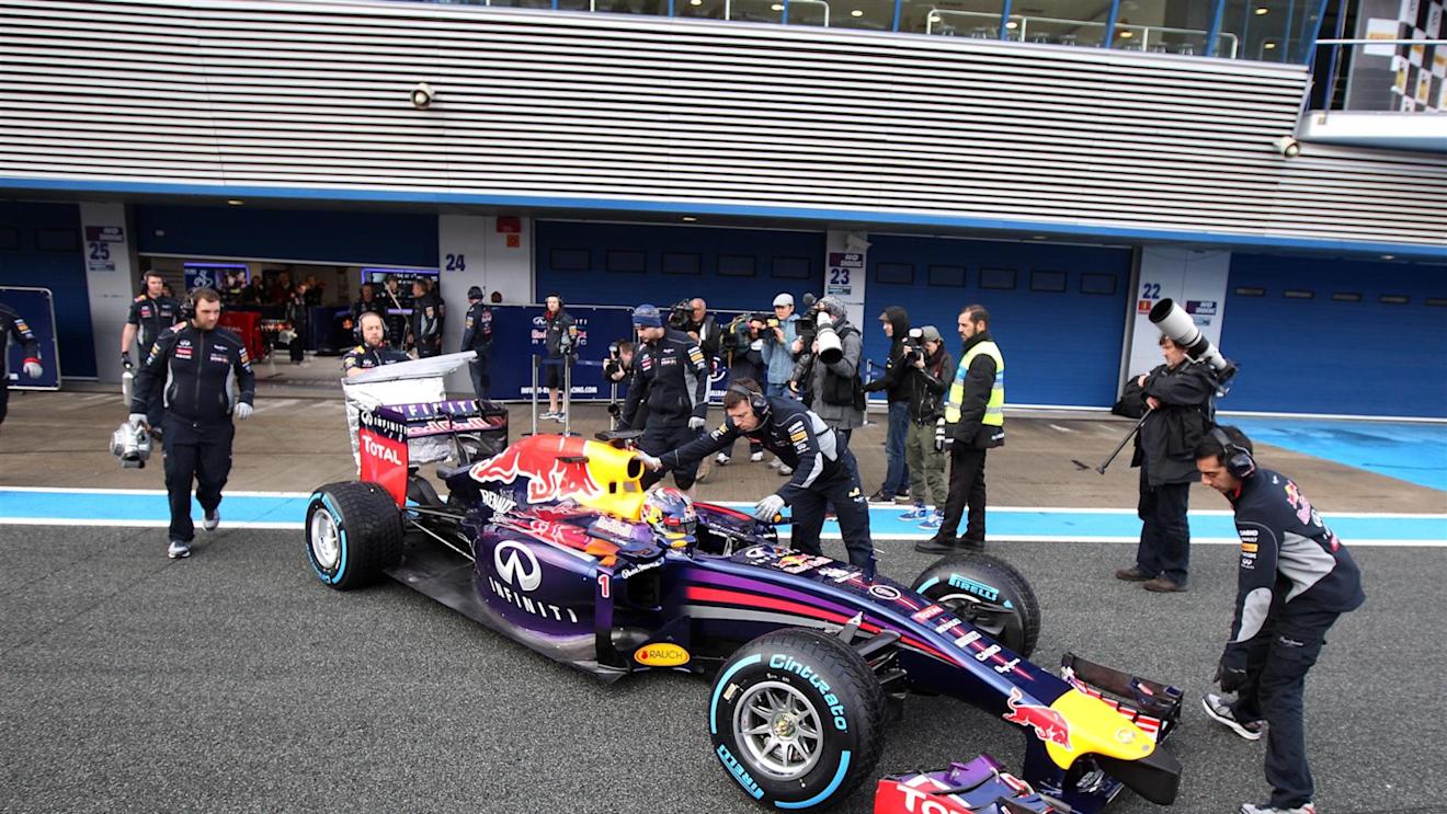 Sebastian Vettel (GER) Red Bull Racing RB10. Formula One Testing, Jerez, Spain, Day Two, Wednesday, 29 January 2014. © Sutton Images