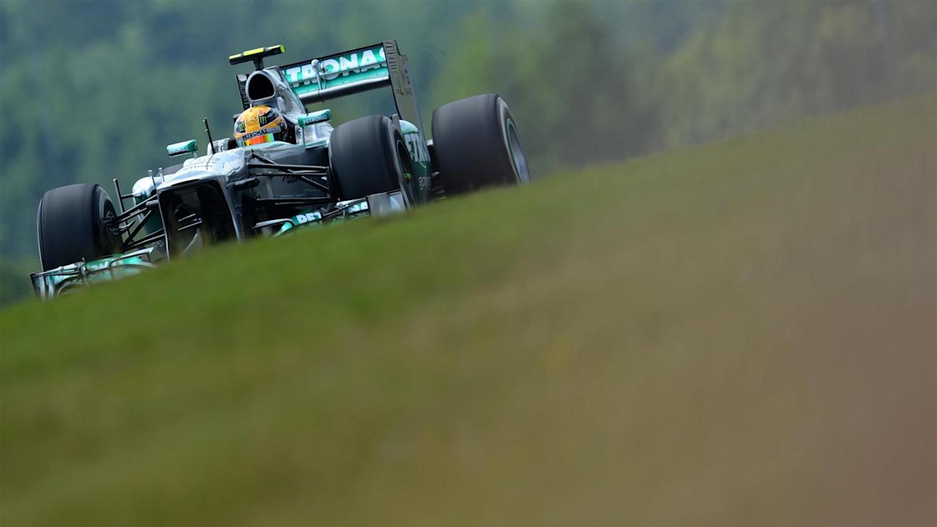 Lewis Hamilton (GBR) Mercedes AMG F1 W04. Formula One World Championship, Rd9, German Grand Prix, Qualifying, Nurburgring, Germany, Saturday, 6 July 2013. © Sutton Images