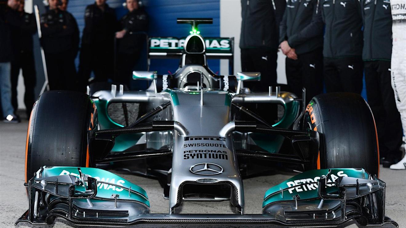 Mercedes F1 W05 breaks cover in Spain