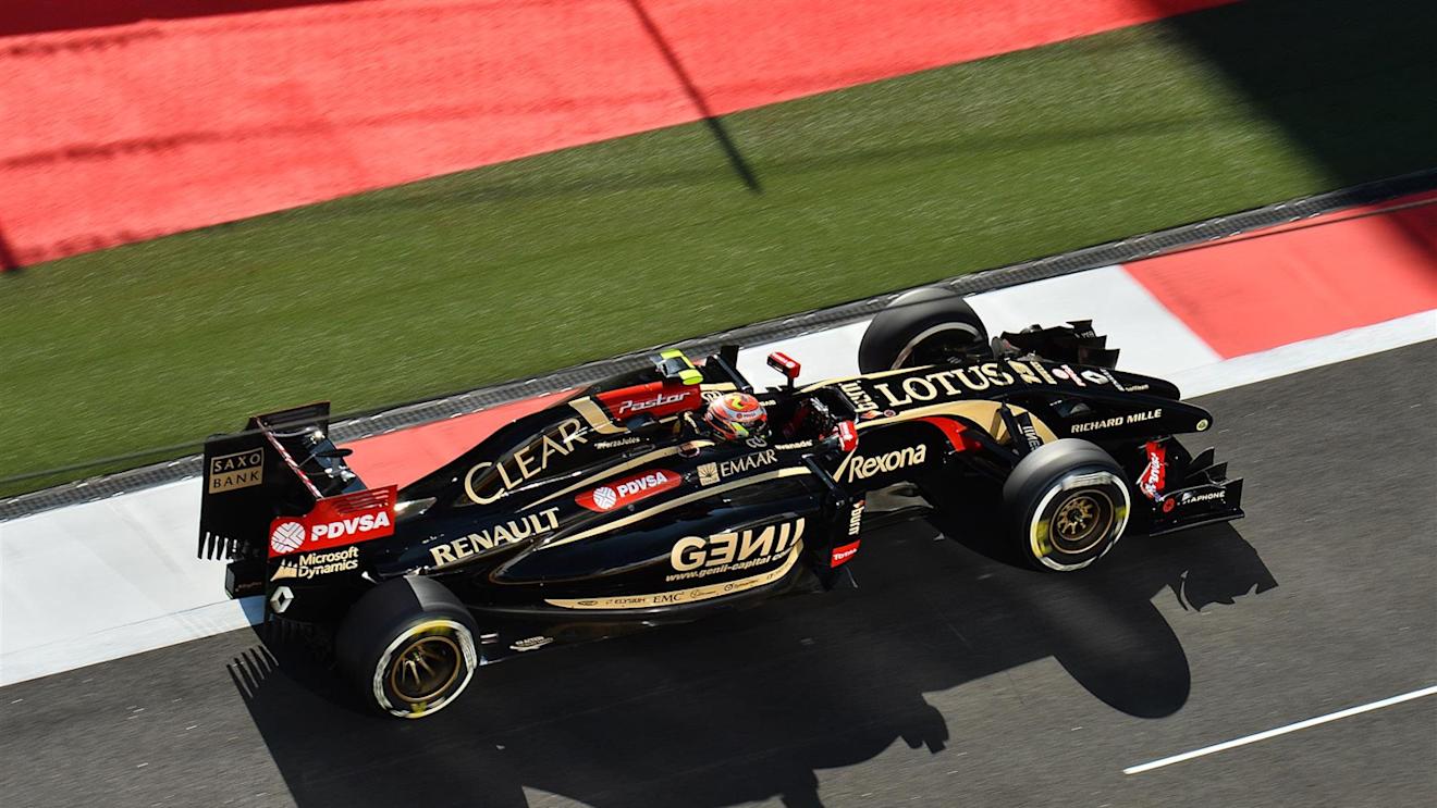 Pastor Maldonado (VEN) Lotus. Formula One World Championship, Rd16, Russian Grand Prix, Practice, Sochi Autodrom, Sochi, Krasnodar Krai, Russia, Friday, 10 October 2014