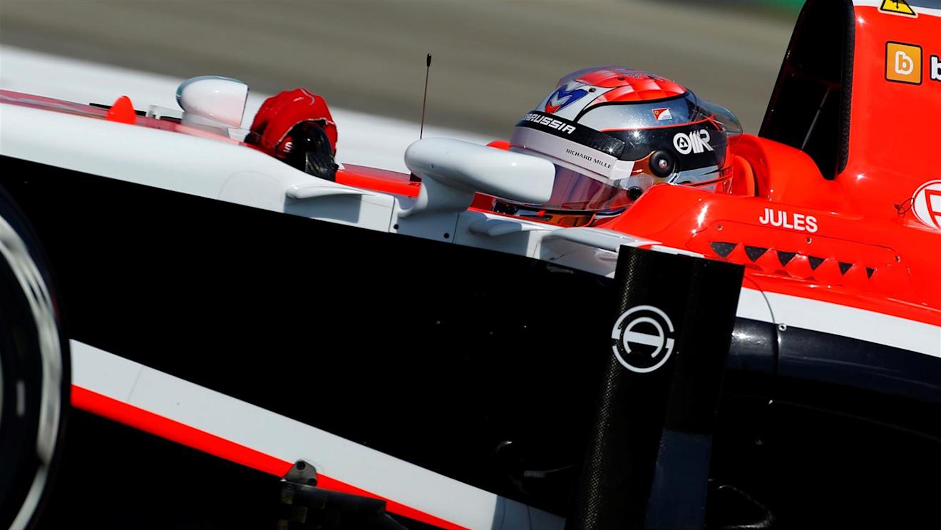 Jules Bianchi (FRA) Marussia F1 Team MR03. Formula One World Championship, Rd11, Hungarian Grand Prix, Practice, Hungaroring, Hungary. Friday, 25 July 2014