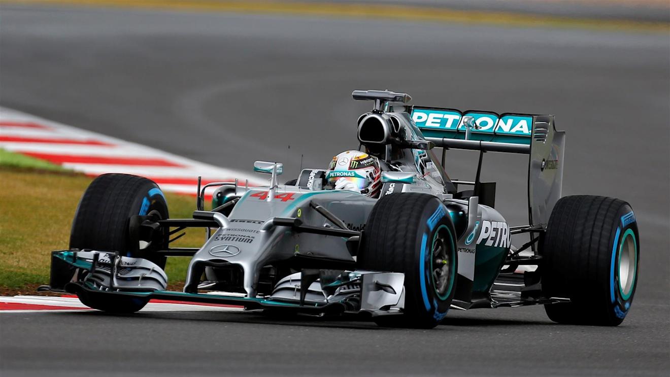 Lewis Hamilton (GBR) Mercedes AMG F1 W05. Formula One World Championship, Rd9, British Grand Prix, Qualifying, Silverstone, England, Saturday, 5 July 2014