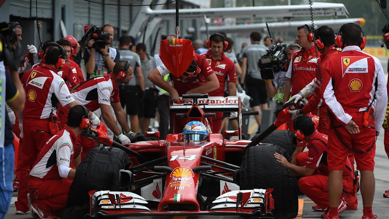 Fernando Alonso (ESP) Ferrari F14 T. Formula One World Championship, Rd13, Italian Grand Prix, Monza, Italy, Practice, Friday, 5 September 2014 © Sutton Images. No reproduction without permission