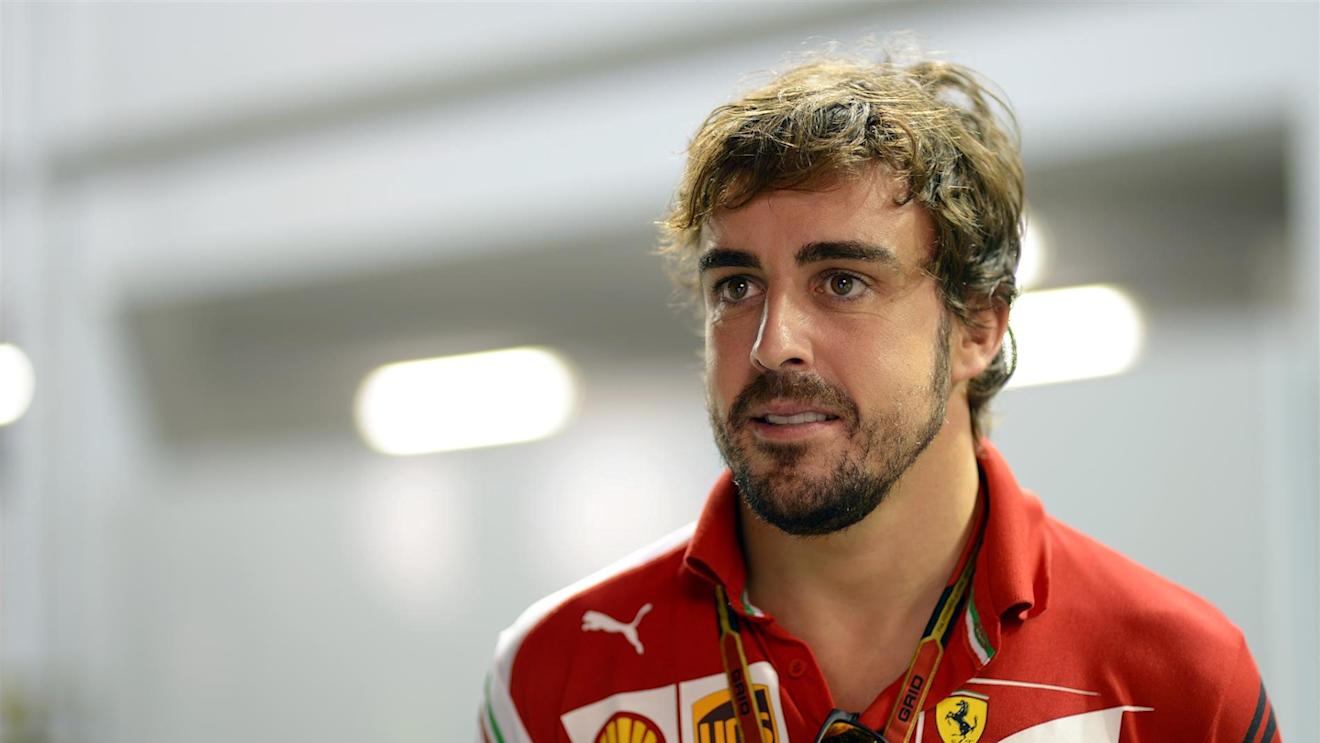 Fernando Alonso (ESP) Ferrari. Formula One World Championship, Rd14, Singapore Grand Prix, Marina Bay Street Circuit, Singapore, Practice, Friday, 19 September 2014 © Sutton Images. No reproduction without permission