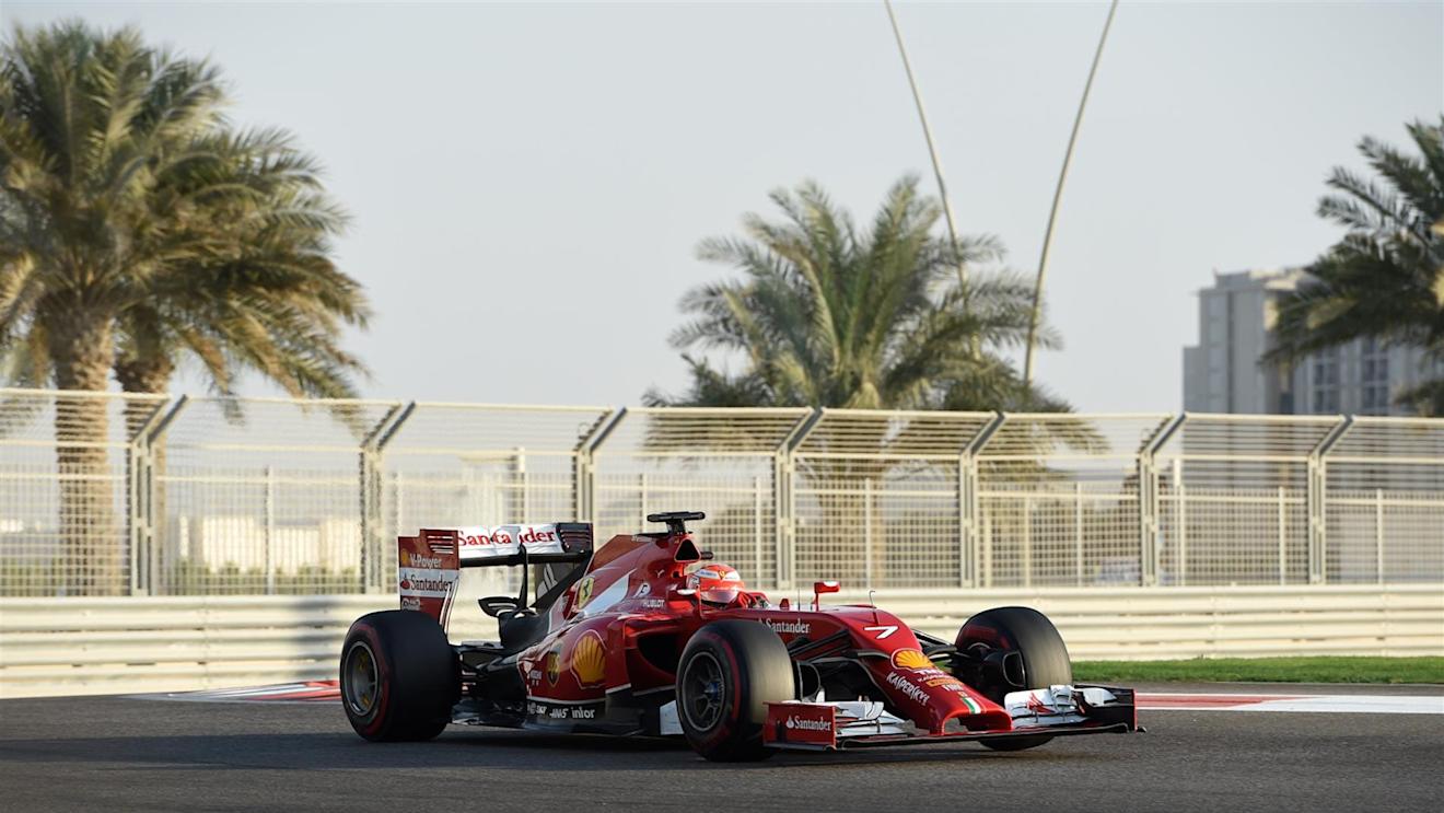 Kimi Raikkonen (FIN) Ferrari F14 T. Formula One Testing, Yas Marina Circuit, Abu Dhabi, UAE, Tuesday, 25 November 2014 © Sutton Images. No reproduction without permission