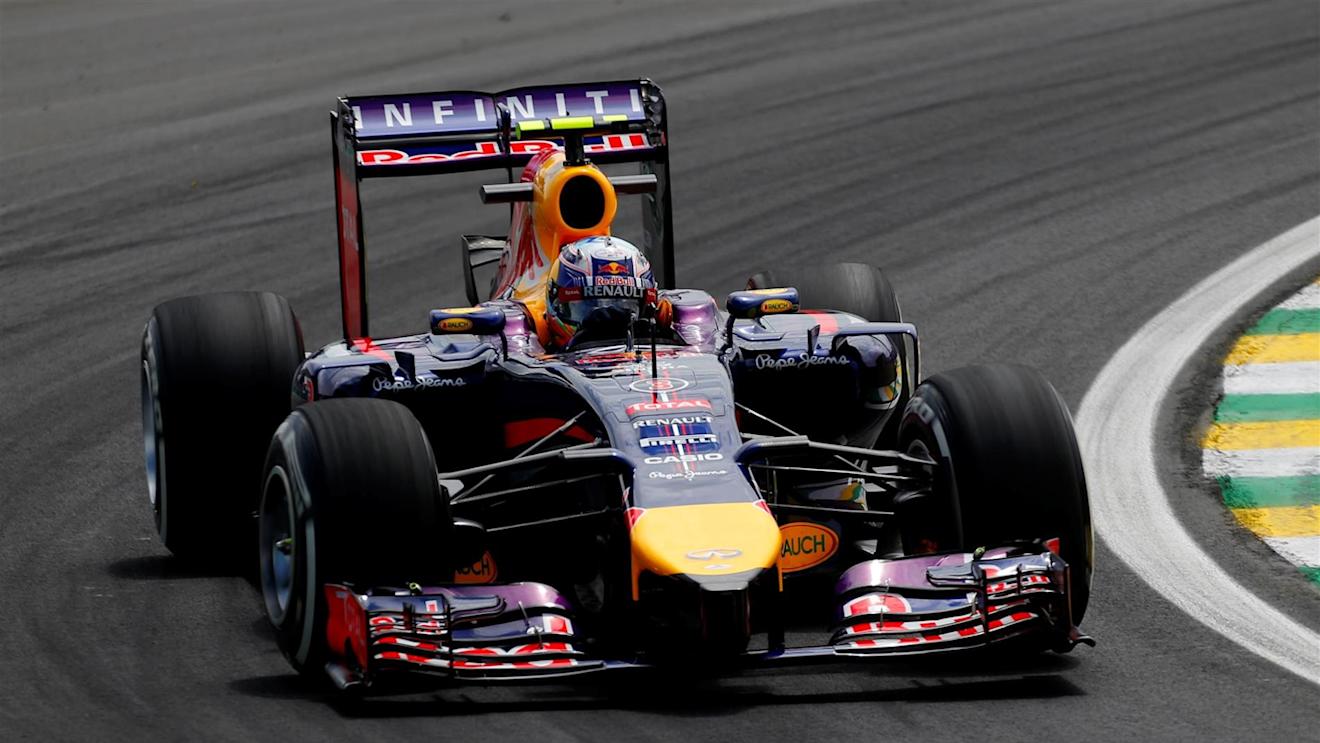 Daniel Ricciardo (AUS) Red Bull Racing RB10. Formula One World Championship, Rd18, Brazilian Grand Prix, Practice, Sao Paulo, Brazil, Friday, 7 November 2014