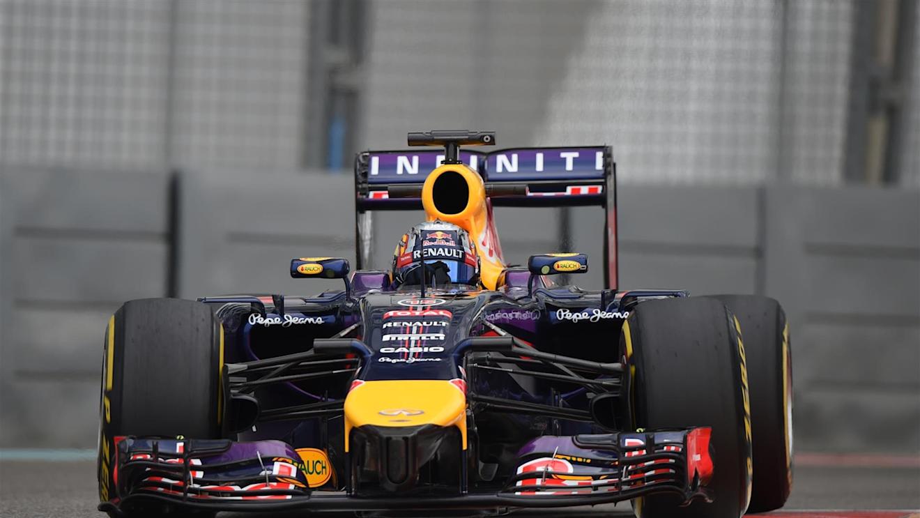 Carlos Sainz Jr (ESP) Red Bull Racing RB10. Formula One Testing, Yas Marina Circuit, Abu Dhabi, UAE, Tuesday, 25 November 2014