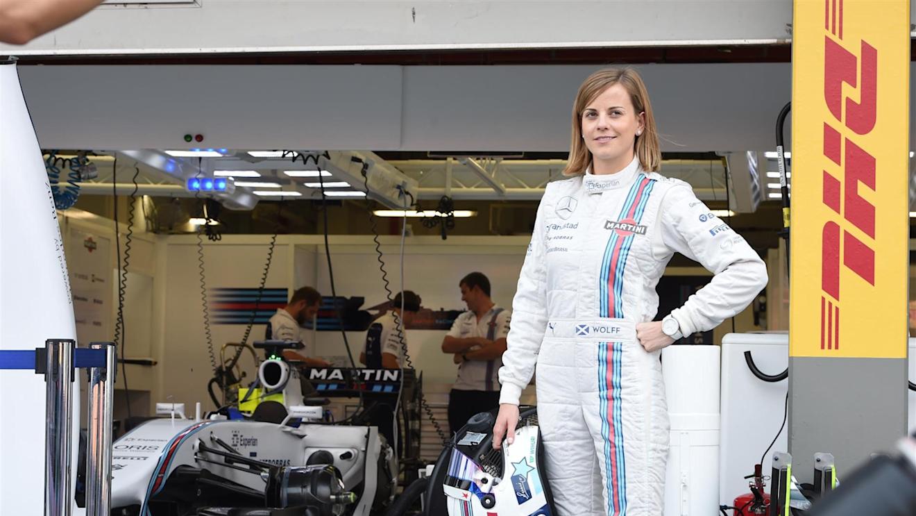 Susie Wolff (GBR) Williams Development Driver. Formula One World Championship, Rd14, Singapore Grand Prix, Marina Bay Street Circuit, Singapore, Race Day, Sunday, 21 September 2014