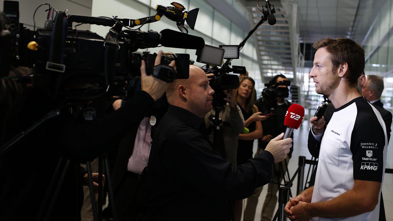 McLaren 2015 driver announcement - Jenson Button. © McLaren
