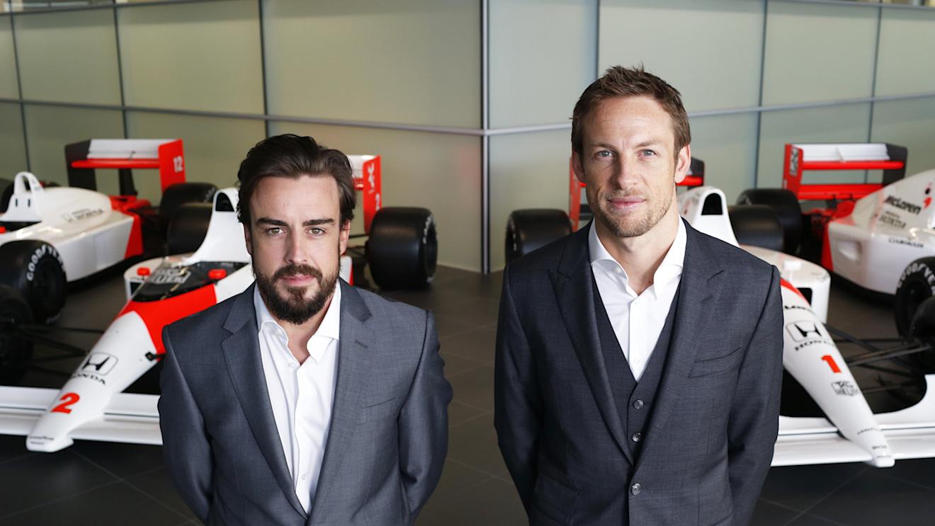 McLaren 2015 driver announcement - Fernando Alonso, Jenson Button. © McLaren