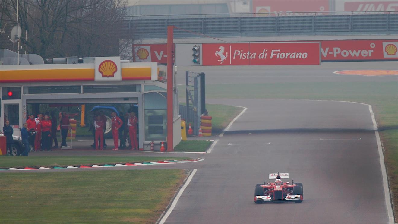 Sebastian Vettel (GER) Ferrari F2012. Sebastian Vettel First Ferrari F1 Run, Fiorano, Italy, 29 November 2014. © Sutton Images