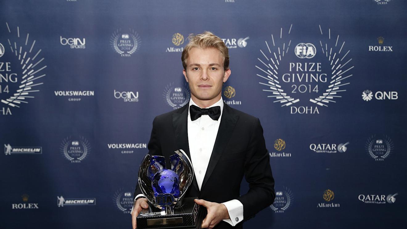 Mercedes' Nico Rosberg during the FIA Prize Giving 2014 on December 5th 2014, at Doha, Qatar. © Jean Michel Le Meur / DPPI
