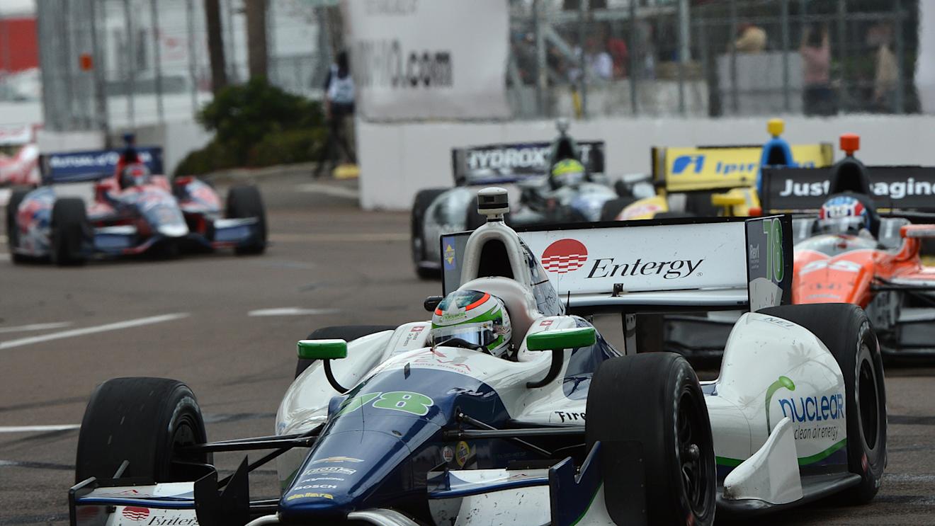 Simona de Silvestro (SUI) KV Racing Technology. IndyCar Series, Rd1, Honda Grand Prix of St. Petersburg, St. Petersburg, Florida, USA, 22-24 March 2013. © Sutton Images. No reproduction without permission