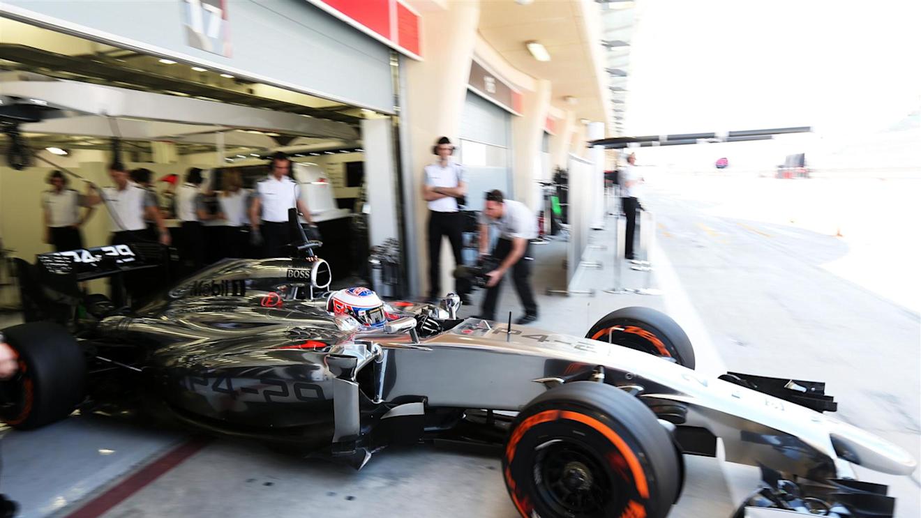 Jenson Button (GBR) McLaren MP4-29. Formula One Testing, Day Four, Bahrain International Circuit, Sakhir, Bahrain, Saturday, 22 February 2014 © Sutton Images. No reproduction without permission