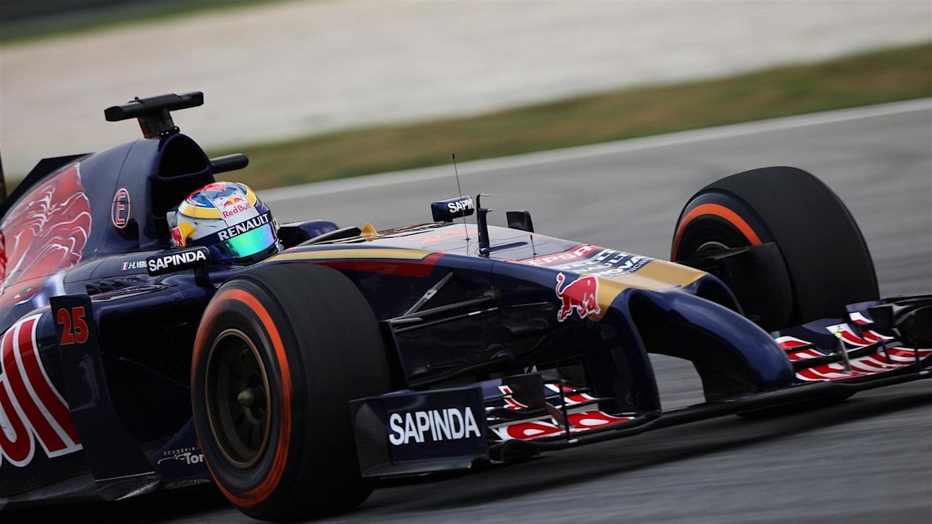 Jean-Eric Vergne (FRA) Scuderia Toro Rosso STR9. Formula One World Championship, Rd2, Malaysian Grand Prix, Practice, Sepang, Malaysia, Friday, 28 March 2014. © Sutton Images