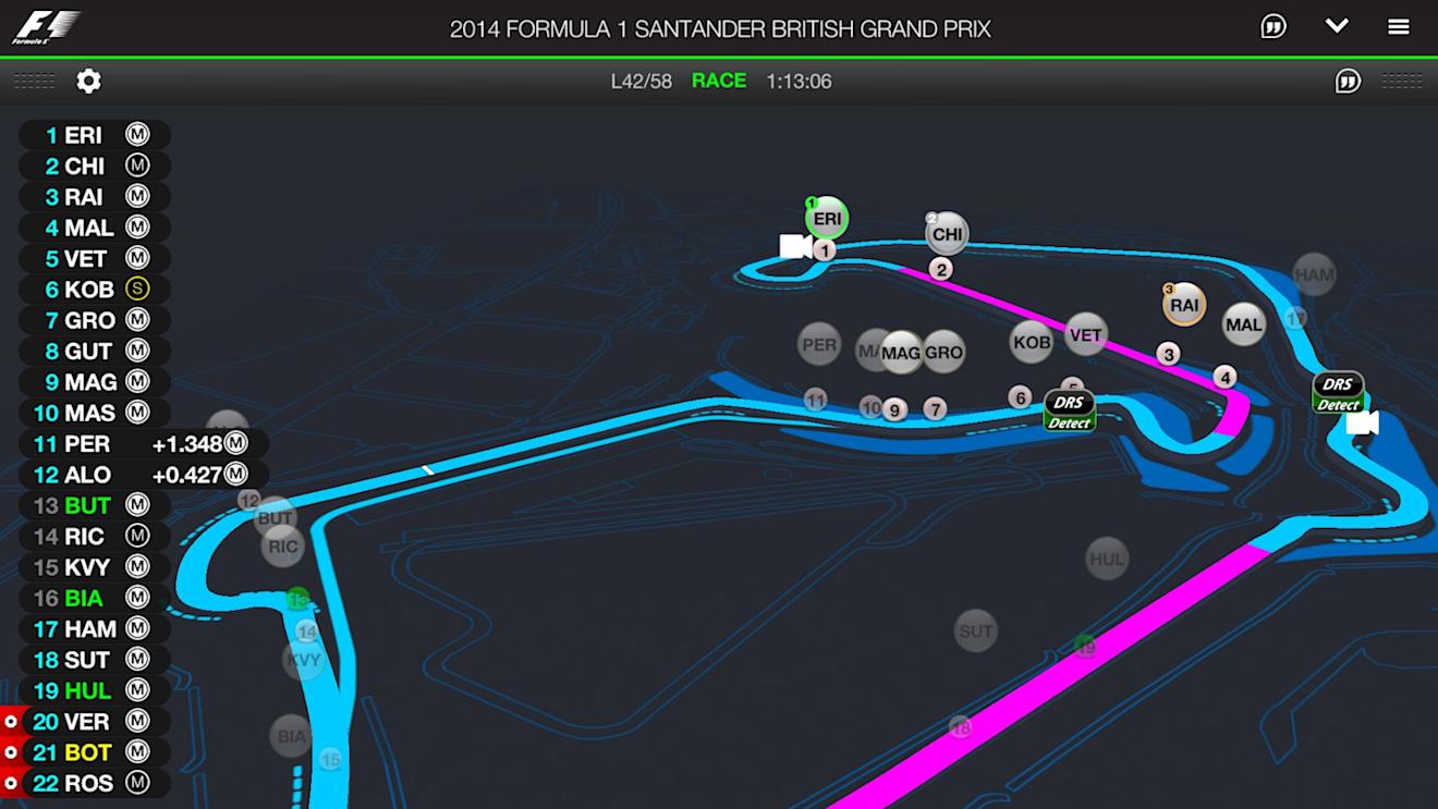 The Official F1 App © Formula One Digital Media Ltd