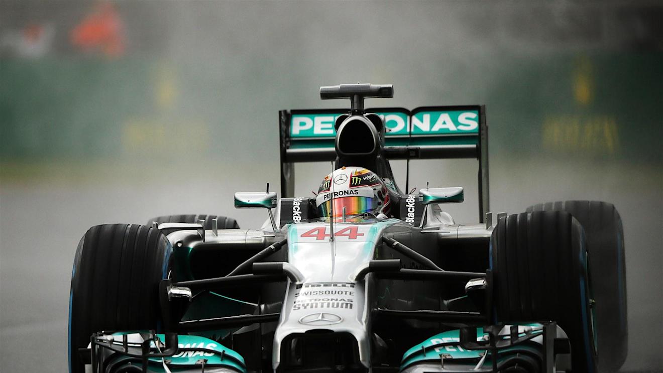 Lewis Hamilton (GBR) Mercedes AMG F1 W05. Formula One World Championship, Rd1, Australian Grand Prix, Qualifying, Albert Park, Melbourne, Australia, Saturday, 15 March 2014. © Sutton Images