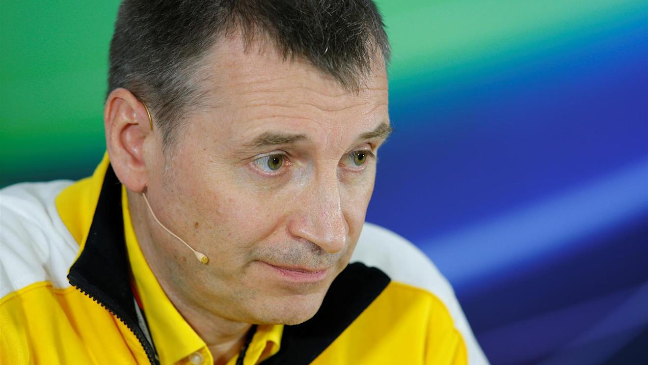 Rob White (GBR) Renault Sport in the Press Conference. Formula One World Championship, Rd4, Chinese Grand Prix, Practice, Shanghai, China, Friday, 18 April 2014. © Sutton Images