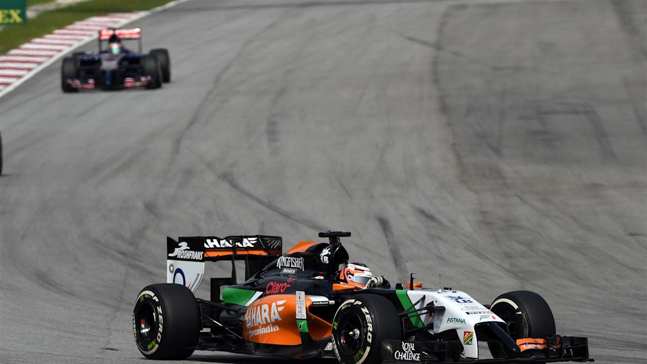 Nico Hulkenberg (GER) Force India VJM07. Formula One World Championship, Rd2, Malaysian Grand Prix, Race, Sepang, Malaysia, Sunday, 30 March 2014. © Sutton Images