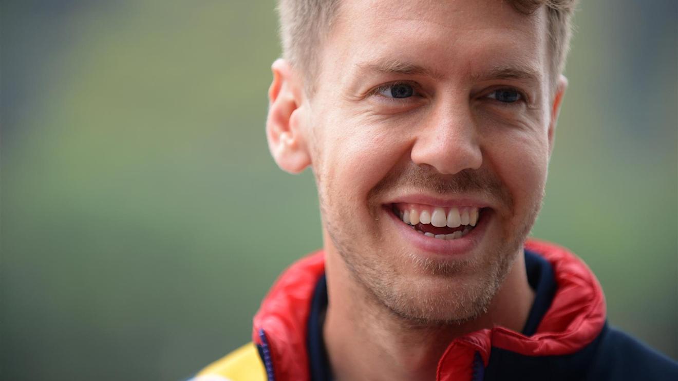 Sebastian Vettel (GER) Red Bull Racing. Formula One World Championship, Rd4, Chinese Grand Prix, Preparations, Shanghai, China, Thursday, 17 April 2014. © Sutton Images