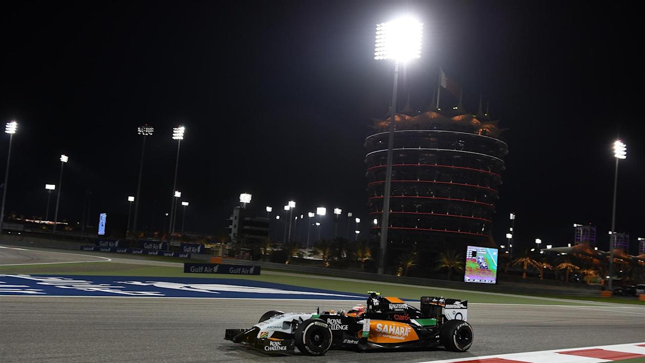 Sergio Perez (MEX) Force India VJM07. Formula One World Championship, Rd3, Bahrain Grand Prix, Race, Bahrain International Circuit, Sakhir, Bahrain, Sunday, 6 April 2014. © Sutton Images
