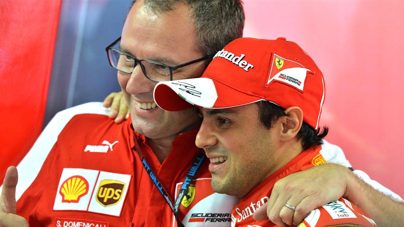 Felipe Massa (BRA) Ferrari and Stefano Domenicali (ITA) Ferrari General Director. Formula One World Championship, Rd19, Brazilian Grand Prix, Practice, Sao Paulo, Brazil, Friday, 22 November 2013. © Sutton Images