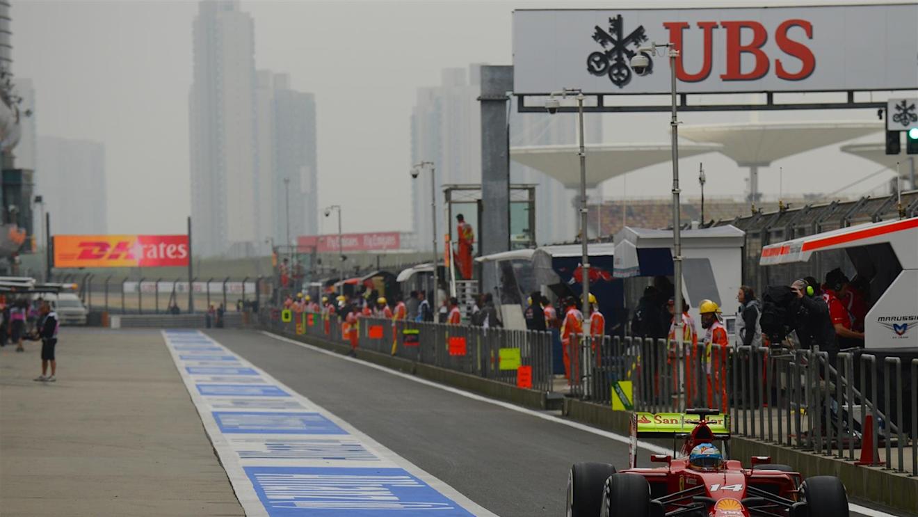 Fernando Alonso (ESP) Ferrari F14 T. Formula One World Championship, Rd4, Chinese Grand Prix, Practice, Shanghai, China, Friday, 18 April 2014. © Sutton Images