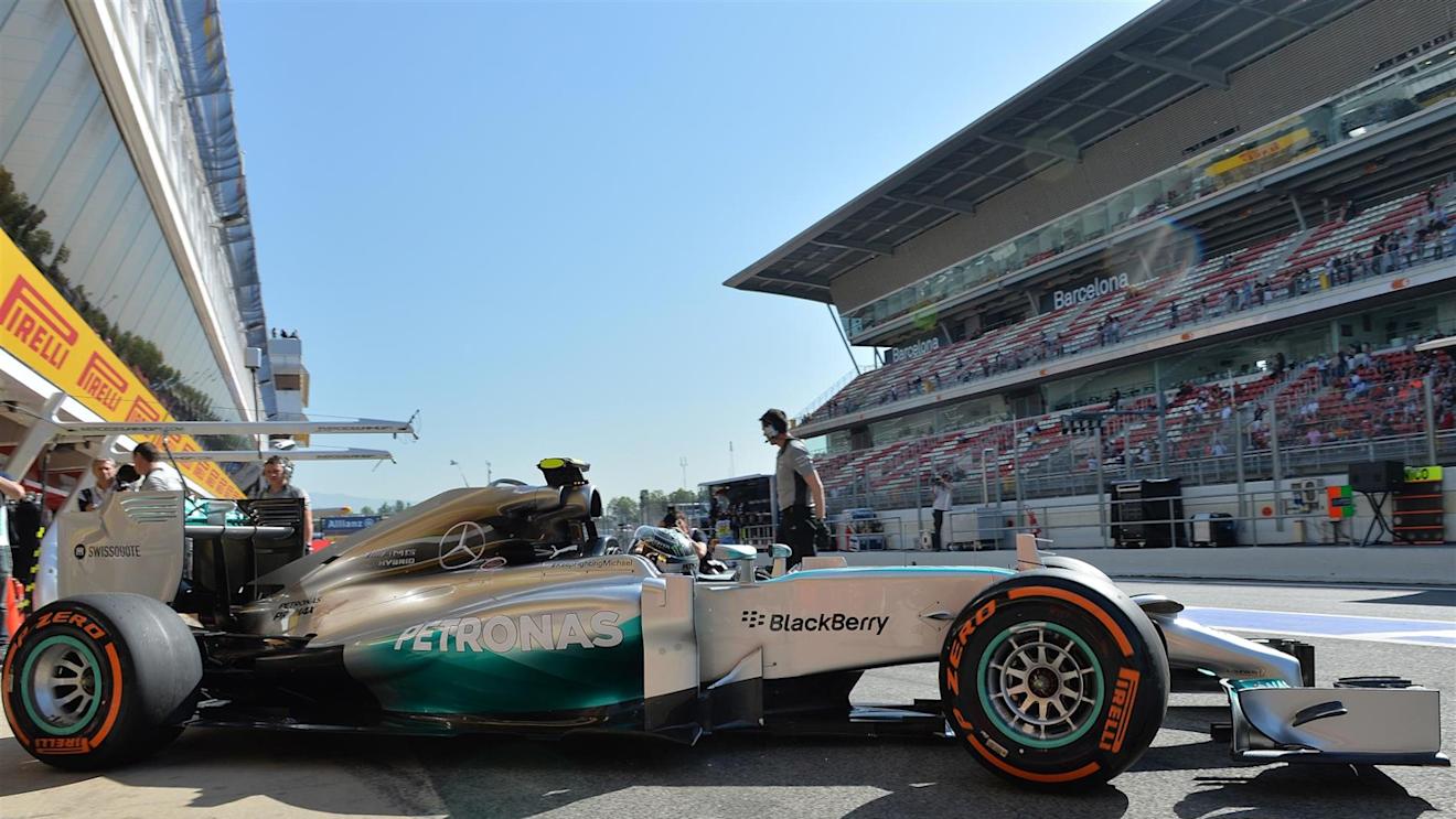 Nico Rosberg (GER) Mercedes AMG F1 W05. Formula One World Championship, Rd5, Spanish Grand Prix, Practice, Barcelona, Spain, Friday, 9 May 2014. © Sutton Images
