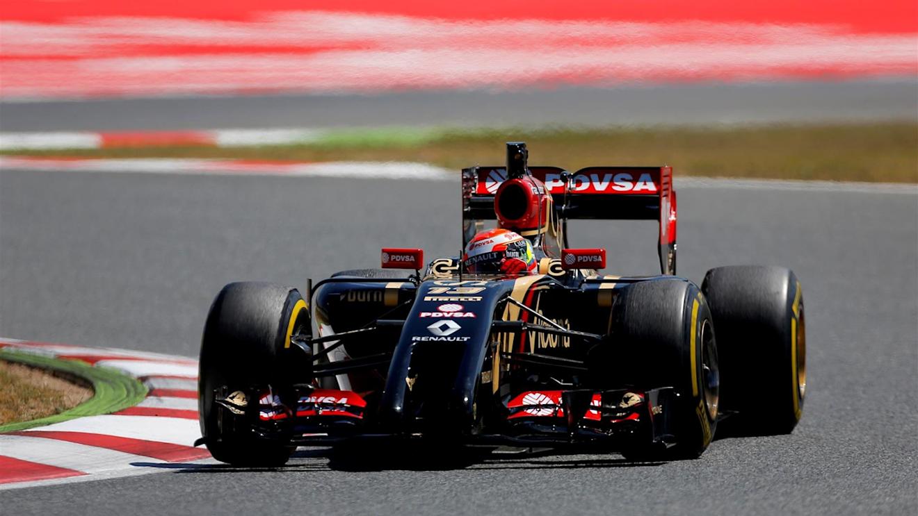 Pastor Maldonado (VEN) Lotus E22. Formula One Testing, Day Two, Barcelona, Spain, Wednesday, 14 May 2014. © Sutton Images