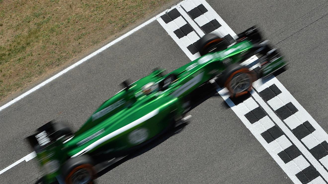 Kamui Kobayashi (JPN) Caterham CT05. Formula One World Championship, Rd5, Spanish Grand Prix, Practice, Barcelona, Spain, Friday, 9 May 2014. © Sutton Images