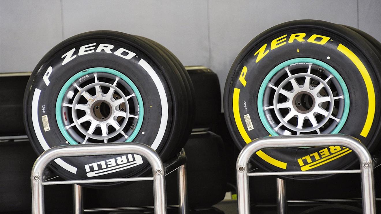 Pirelli tyres. Formula One World Championship, Rd3, Bahrain Grand Prix, Preparations, Bahrain International Circuit, Sakhir, Bahrain, Wednesday, 2 April 2014. © Sutton Images