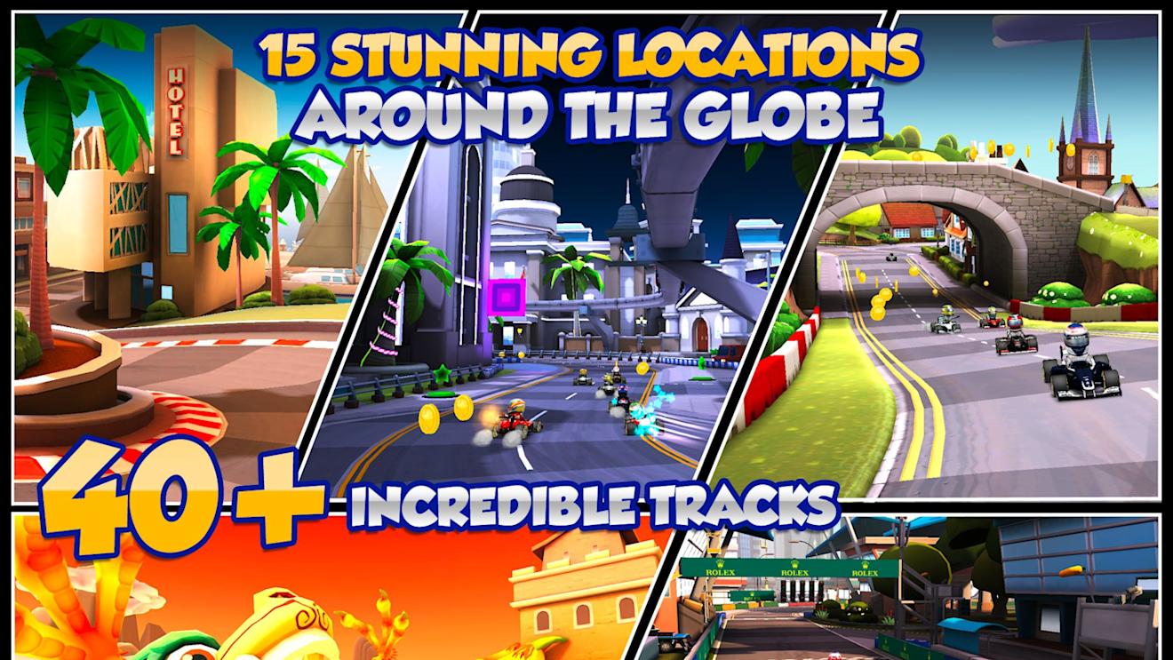 F1 Race Stars on iOS by Codemasters. © Codemasters