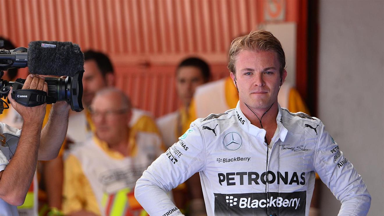 Nico Rosberg (GER) Mercedes AMG F1 in parc ferme. Formula One World Championship, Rd5, Spanish Grand Prix, Qualifying, Barcelona, Spain, Saturday, 10 May 2014. © Sutton Images