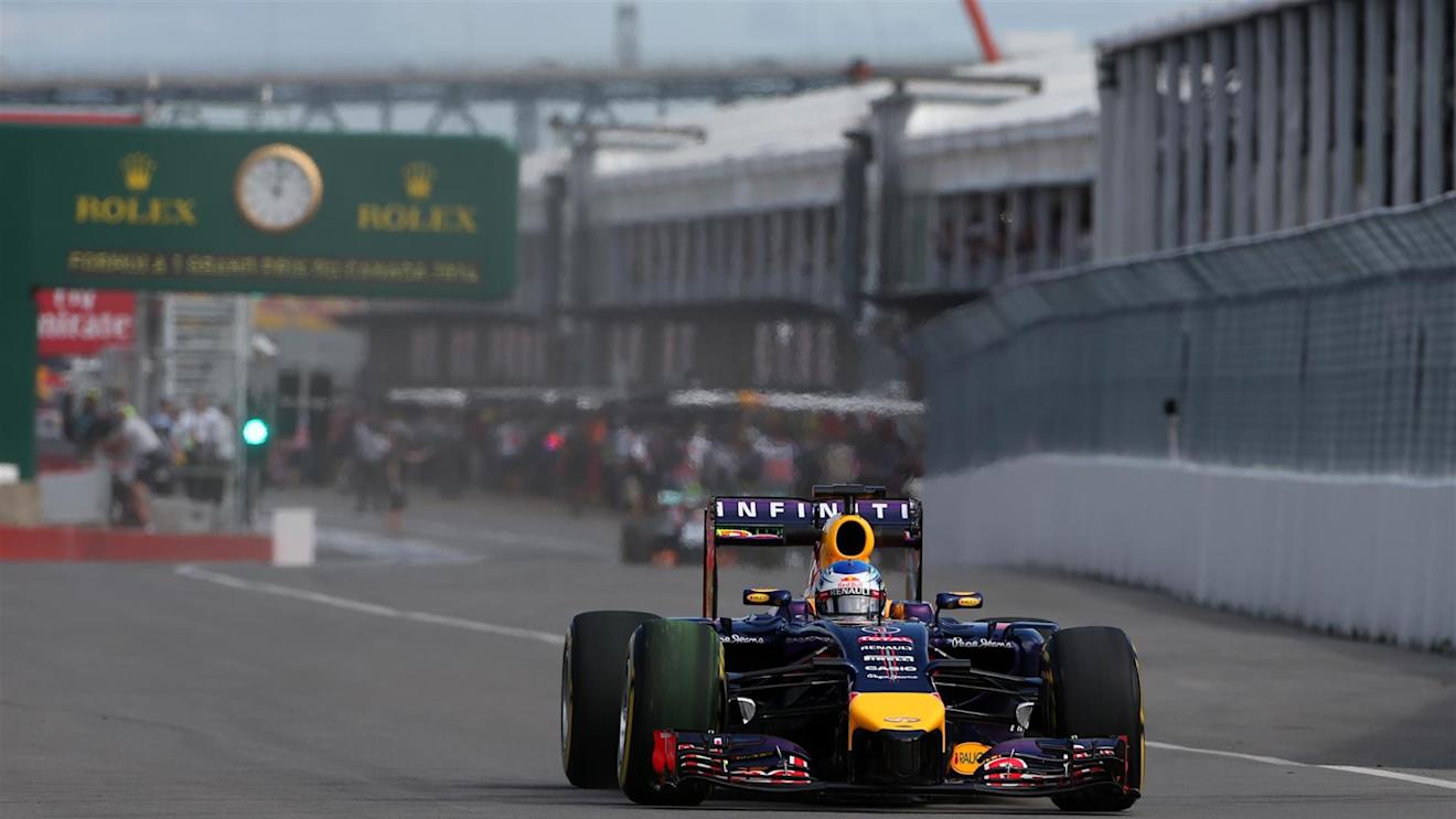 Sebastian Vettel (GER) Red Bull Racing RB10. Formula One World Championship, Rd7, Canadian Grand Prix, Practice, Montreal, Canada, Friday, 6 June 2014. © Sutton Images