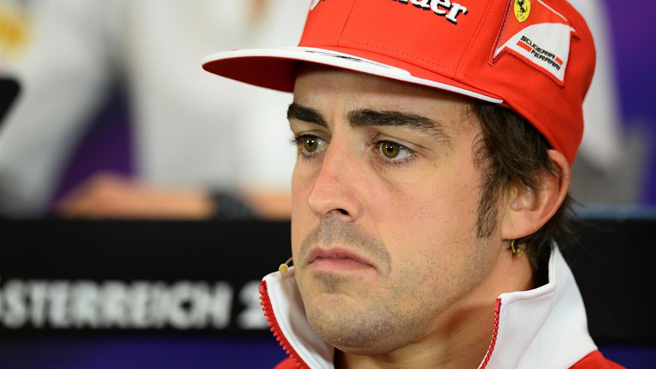 Fernando Alonso (ESP) Ferrari in the Press Conference. Formula One World Championship, Rd8, Austrian Grand Prix, Preparations, Spielberg, Austria, Thursday, 19 June 2014. © Sutton Images
