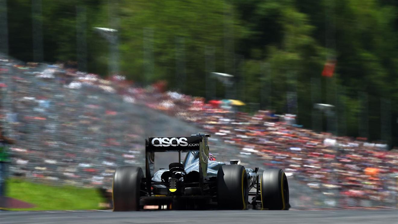 Jenson Button (GBR) McLaren MP4-29. Formula One World Championship, Rd8, Austrian Grand Prix, Race, Spielberg, Austria, Sunday, 22 June 2014. © Sutton Images